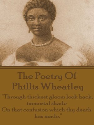 cover image of The Poetry of Phyllis Wheatley